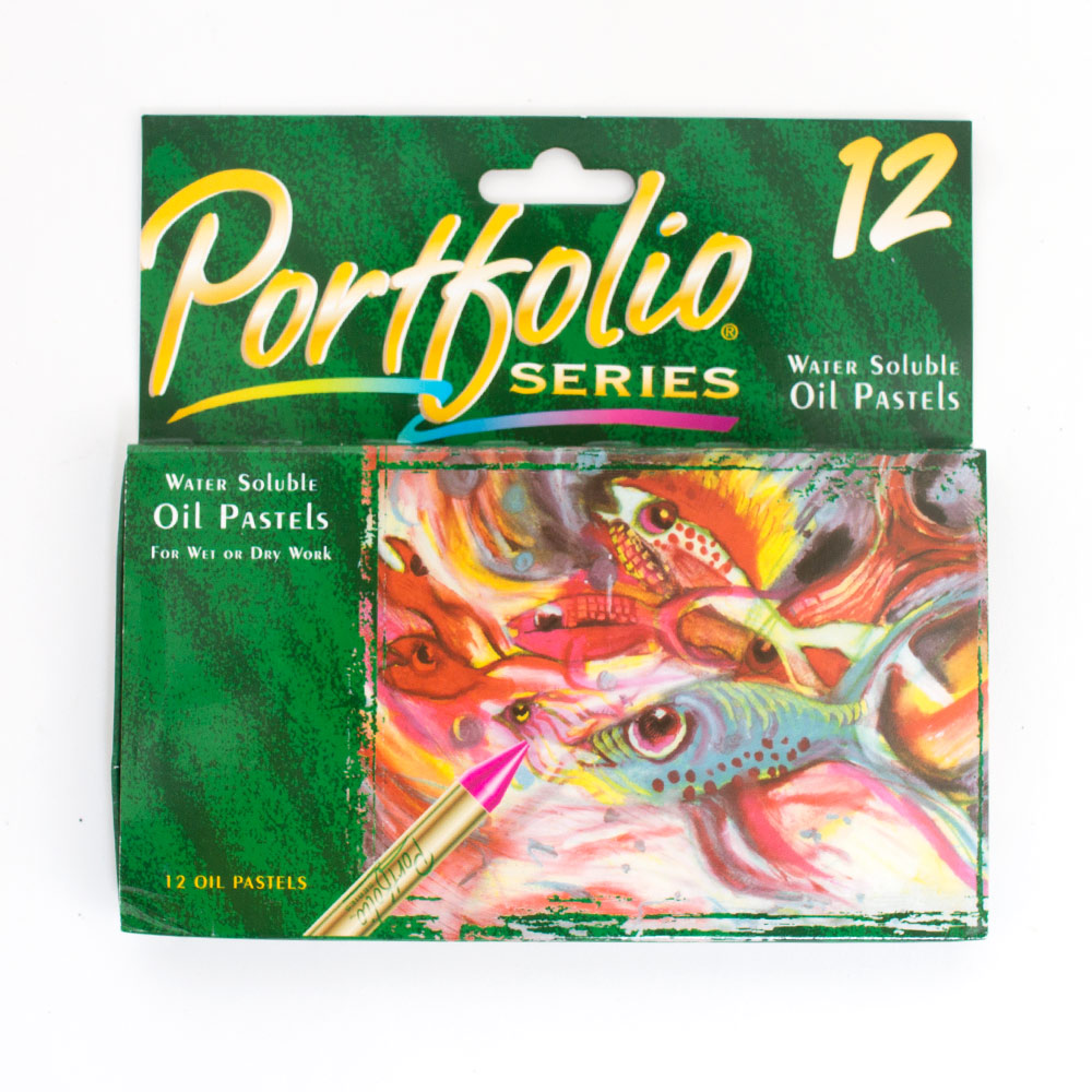 Crayola, Portfolio, Watersoluble, Oil Pastels, 12 Color, Set